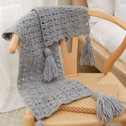 Red Heart Crochet Daydream Scarf Crochet Scarf made in Red Heart Dreamy Yarn