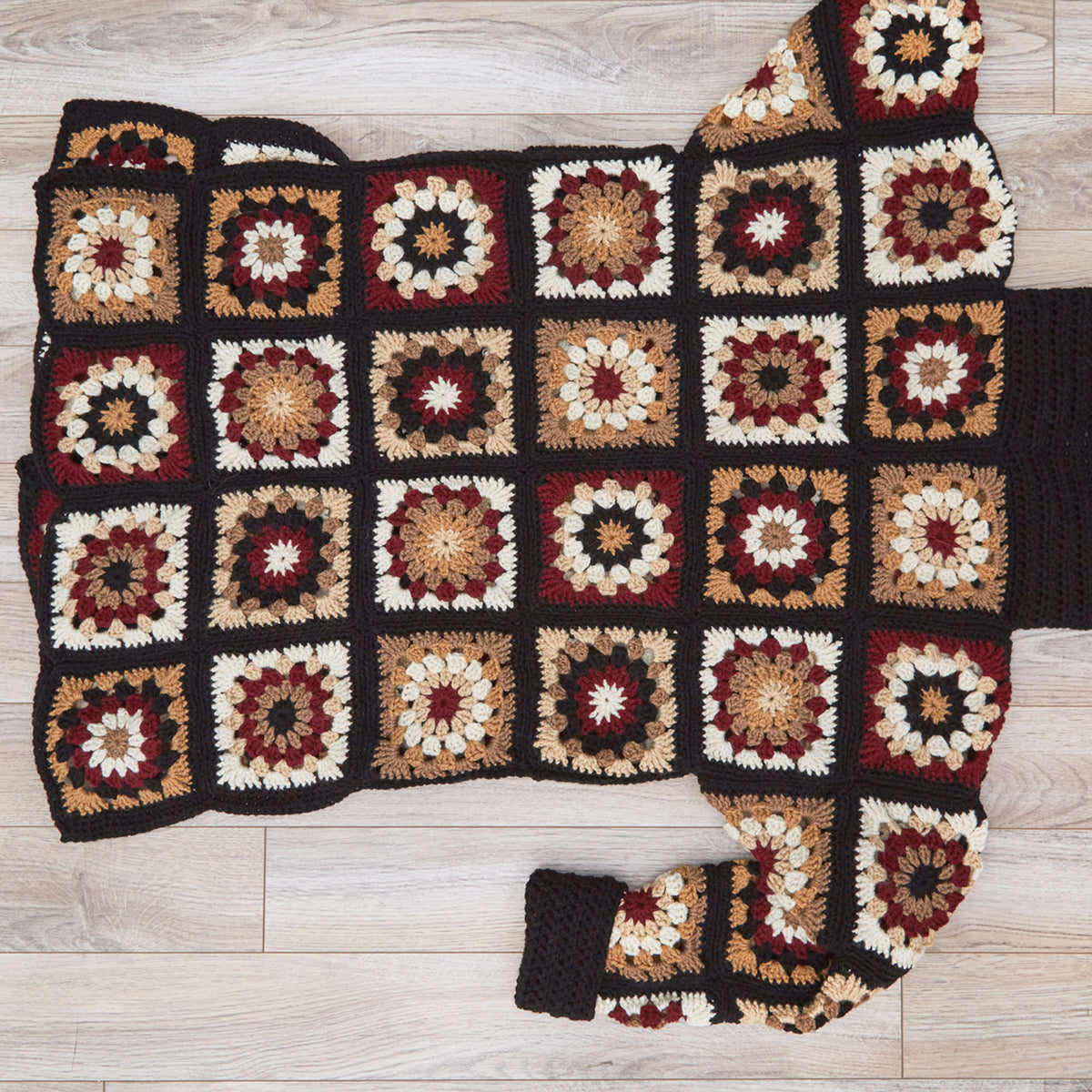 Crochet Scarf made in Red Heart Super Saver Yarn