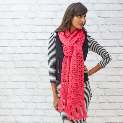 Red Heart Crochet Cosmo Scarf Crochet Cosmo Scarf made using Red Heart yarn