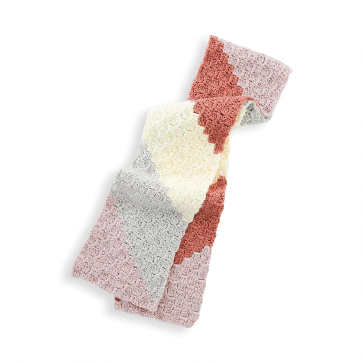 Crochet Scarf made in Red Heart Super Saver Brushed yarn
