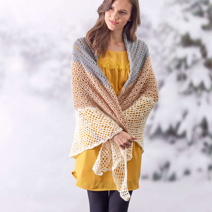 Red Heart Sensational Crochet Shawl Crochet SensationalShawl made in Red Heart Fashion Soft Yarn