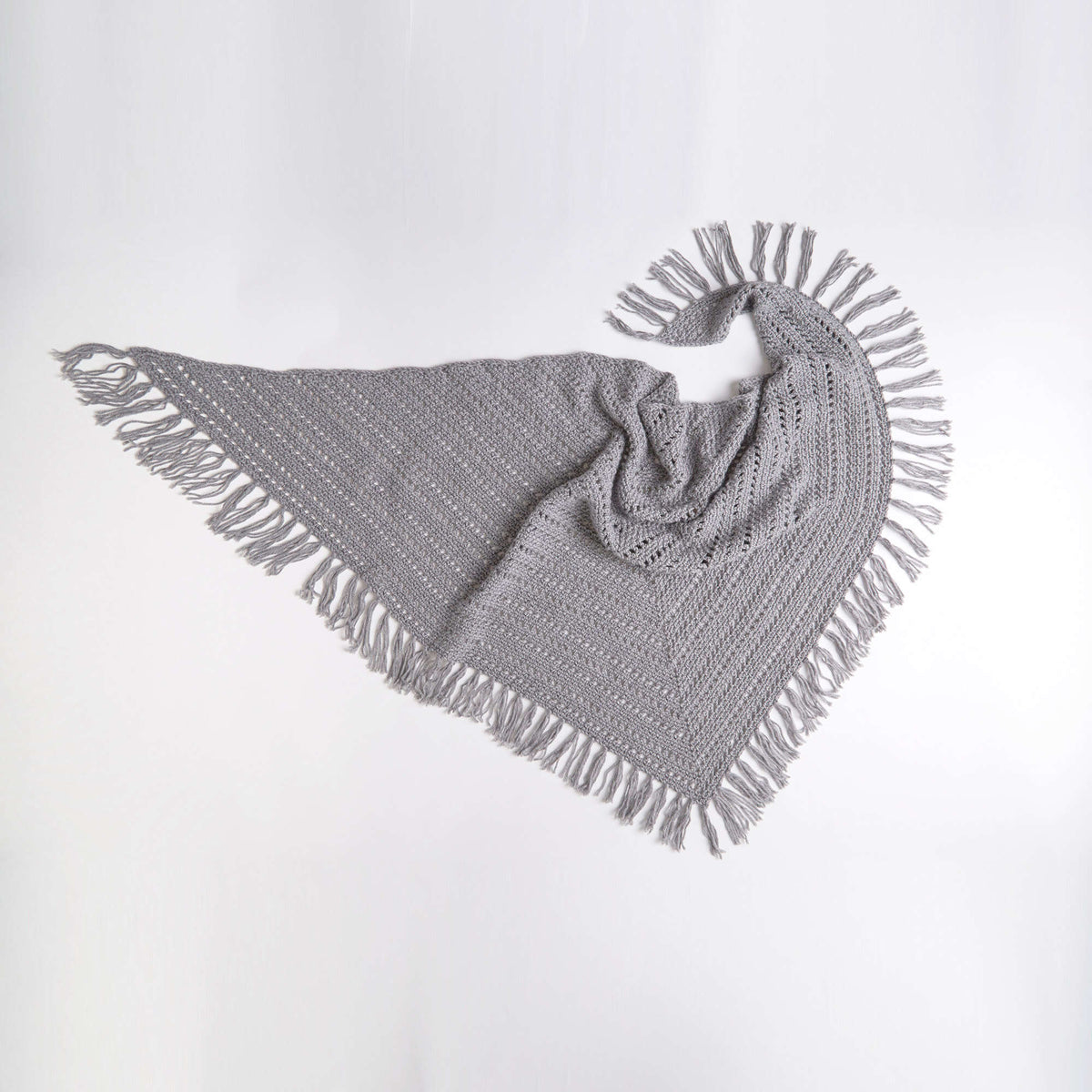 Crochet Shawl made in Red Heart Soft Yarn