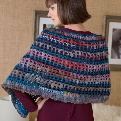 Red Heart Crochet As You Like It Wrap Crochet Wrap made in Red Heart Boutique Yarn