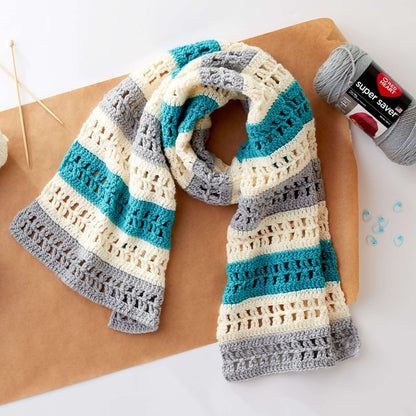 Red Heart Crocheted With Care Wrap Single Size