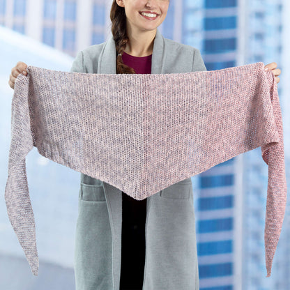 Red Heart Crochet Peony Shawl Single Size