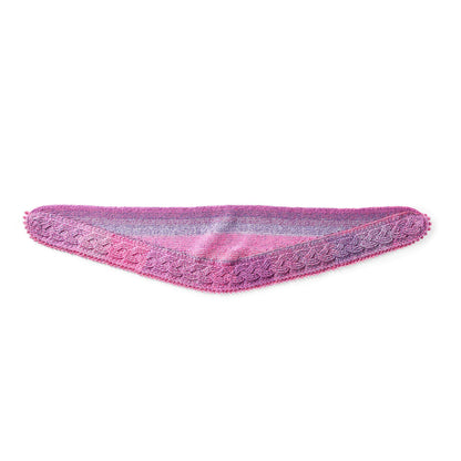 Cabled Edge Crochet Wrap Single Size