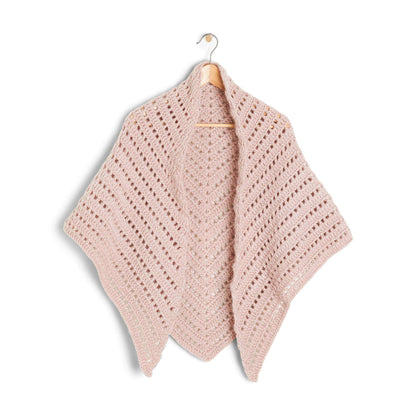 Red Heart Easy Crochet Triangle Shawl Single Size