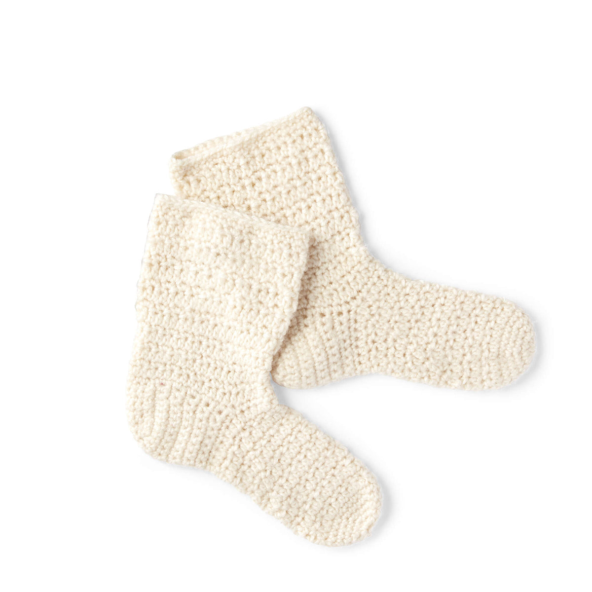 Crochet Socks made in Red Heart Dreamy Yarn