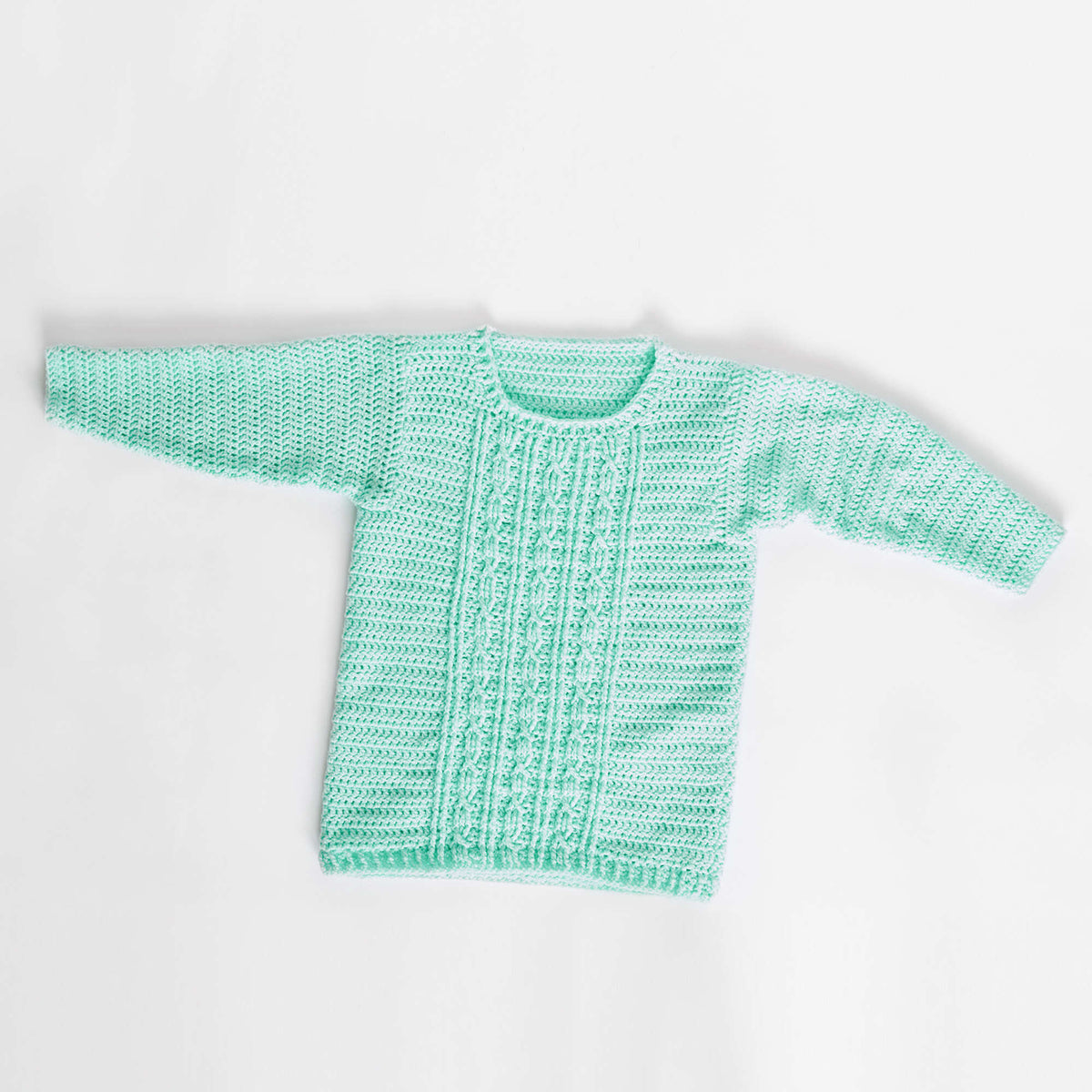 Crochet Sweater made in Red Heart With Love Yarn