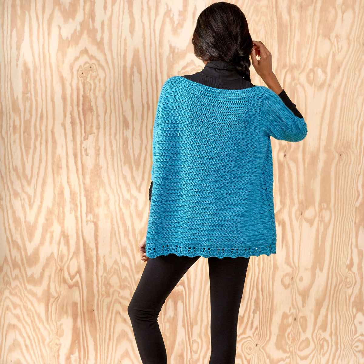 Crochet Sweater made in Red Heart Fashion Soft Yarn