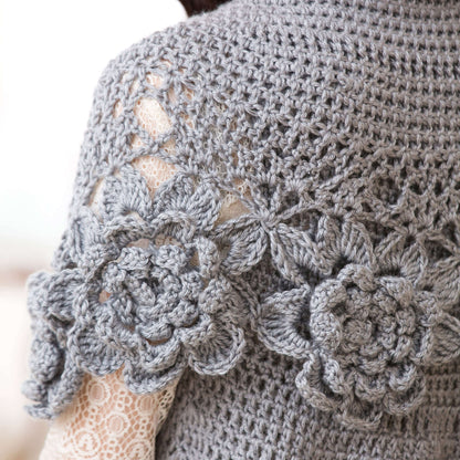 Red Heart Crochet Love This Cardi Crochet Cardigan made in Red Heart Soft Yarn