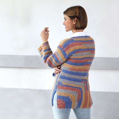 Red Heart Must-Have Crochet Mitered Tunic Crochet Tunic made in Red Heart Dreamy Yarn