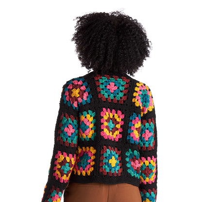 Red Heart Crochet Granny Square Jacket Crochet Jacket made in Red Heart Soft Yarn