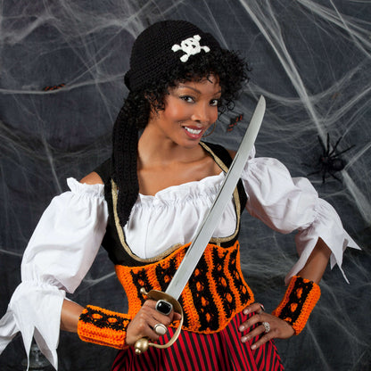 Red Heart Crochet Halloween Wench Crochet Holiday Décor made in Red Heart Yarn