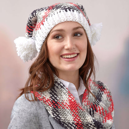 Red Heart Crochet Planned Pooling Hat and Cowl Set Crochet Hat & Cowl made in Red Heart Super Saver Pooling Yarn