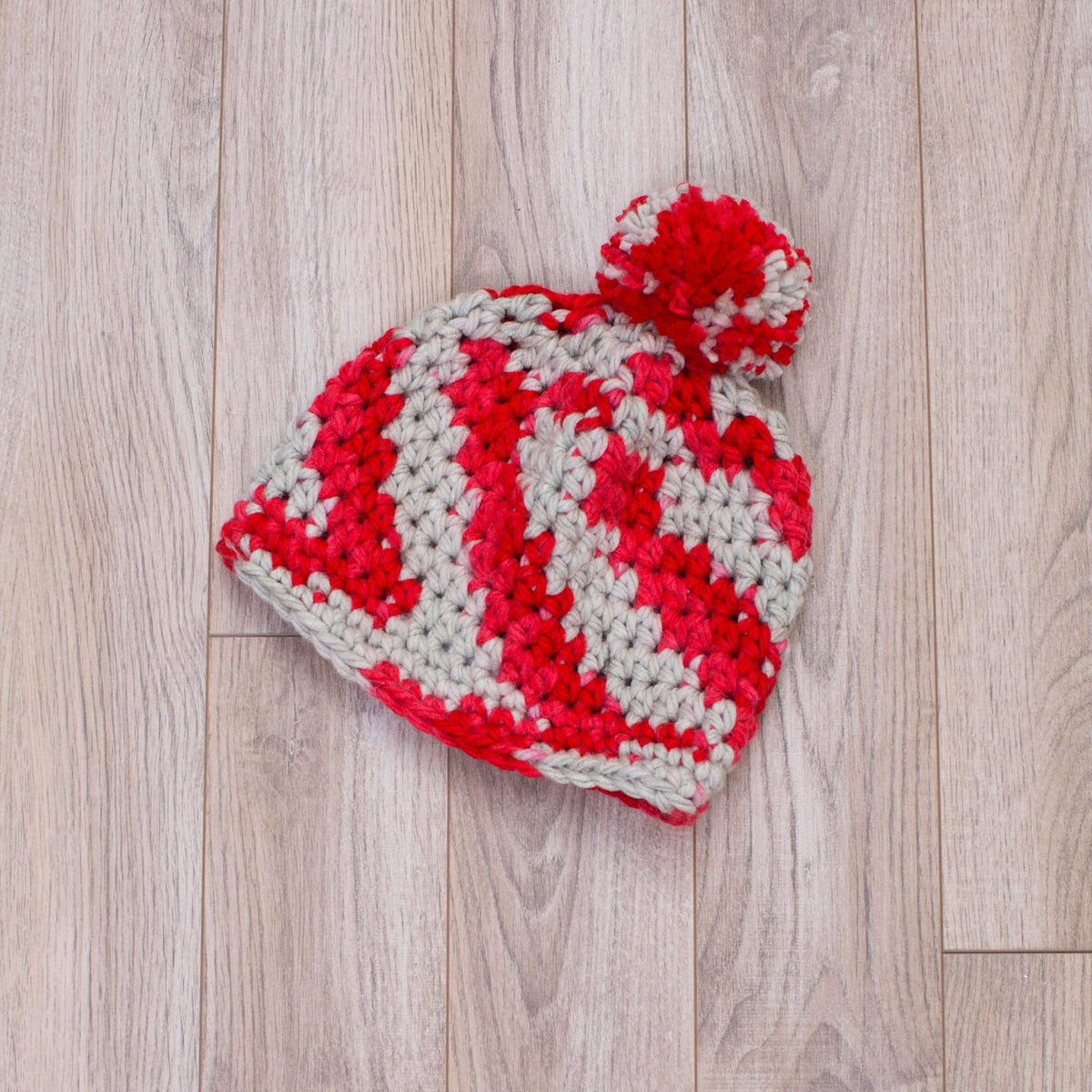 Crochet Scarf made in Red Heart Team Spirit Chunky Yarn