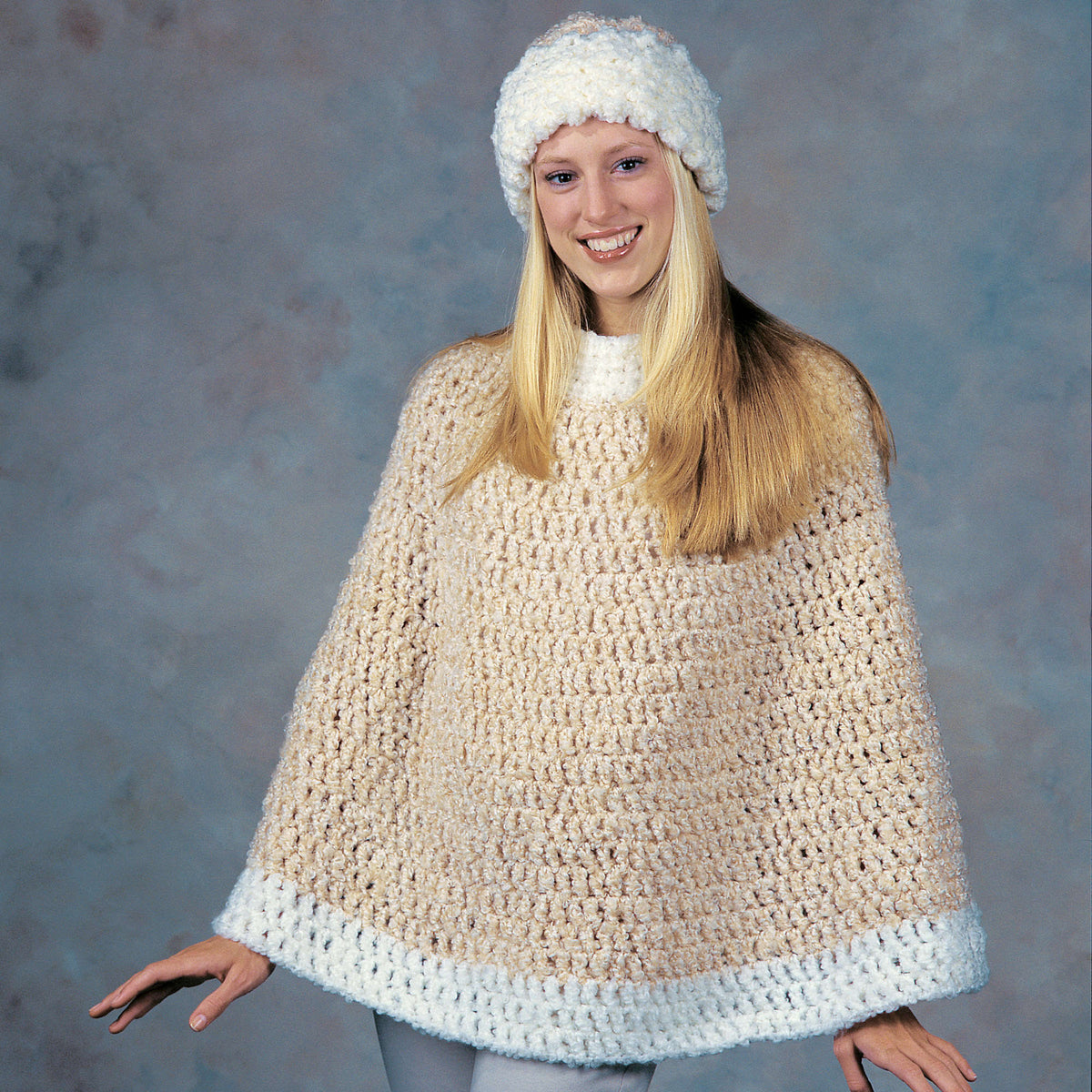 Crochet Hat made in Red Heart Light & Lofty Yarn