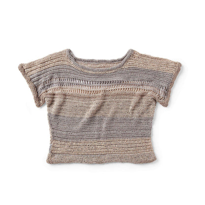 Red Heart Boxy Crochet Top M