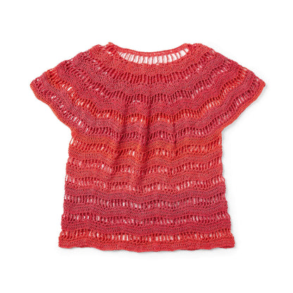 Red Heart Zig Zag Crochet Top M