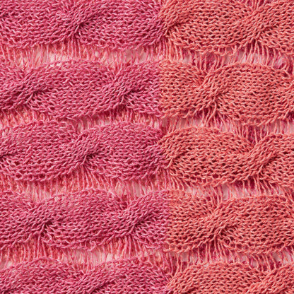Red Heart Breezy Cabled Knit Top XS/S