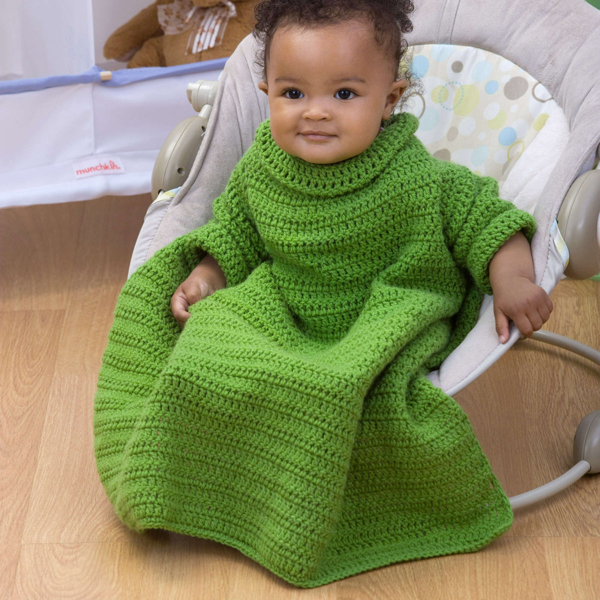 Crochet Sleeves made in Red Heart Designer Sport Yarn