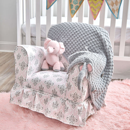 Red Heart Elephant Crochet Blanket Crochet Blanket made in Red Heart Baby Hugs Light Yarn