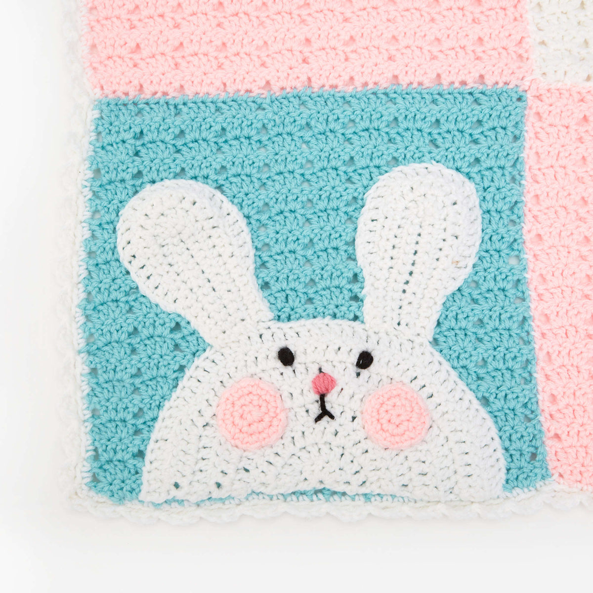 Crochet Blanket made in Red Heart Baby Hugs Medium Yarn