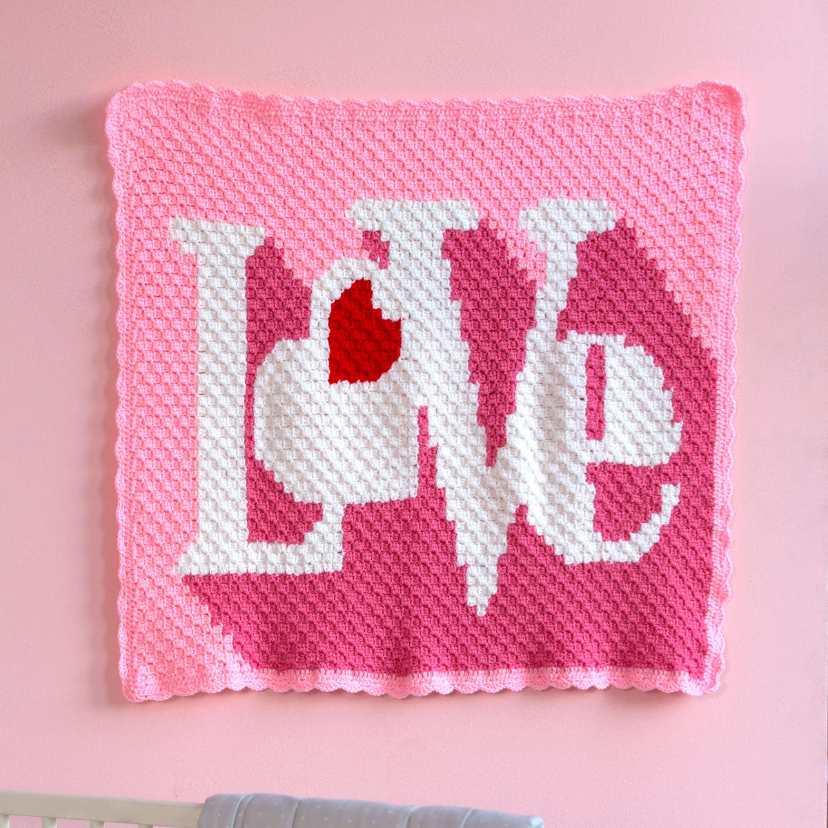 Crochet Blanket made in Red Heart Super Saver Yarn