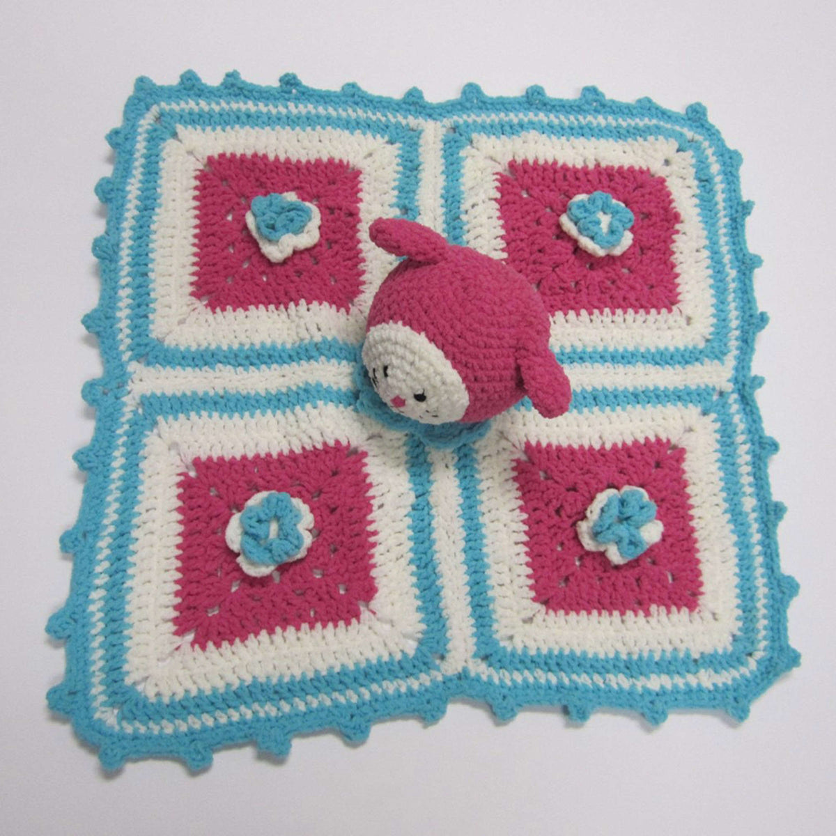 Crochet Blanket made in Red Heart Cutie Pie Yarn