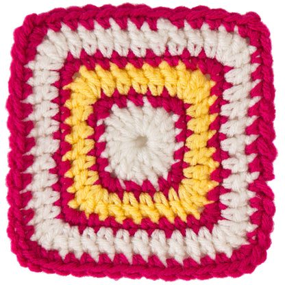 Red Heart Bright Eyes Crochet Baby Blanket Crochet Blanket made in Red Heart With Love Yarn