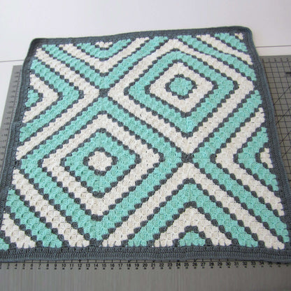 Red Heart Baby Diamonds Blanket Crochet Blanket made in Red Heart Classic Yarn