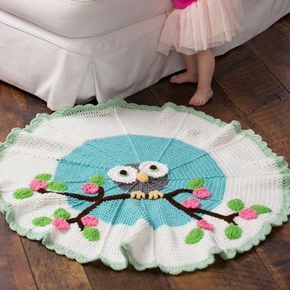 Red Heart Whoo's My Cutie Crochet Blanket Crochet Blanket made in Red Heart Super Saver Yarn