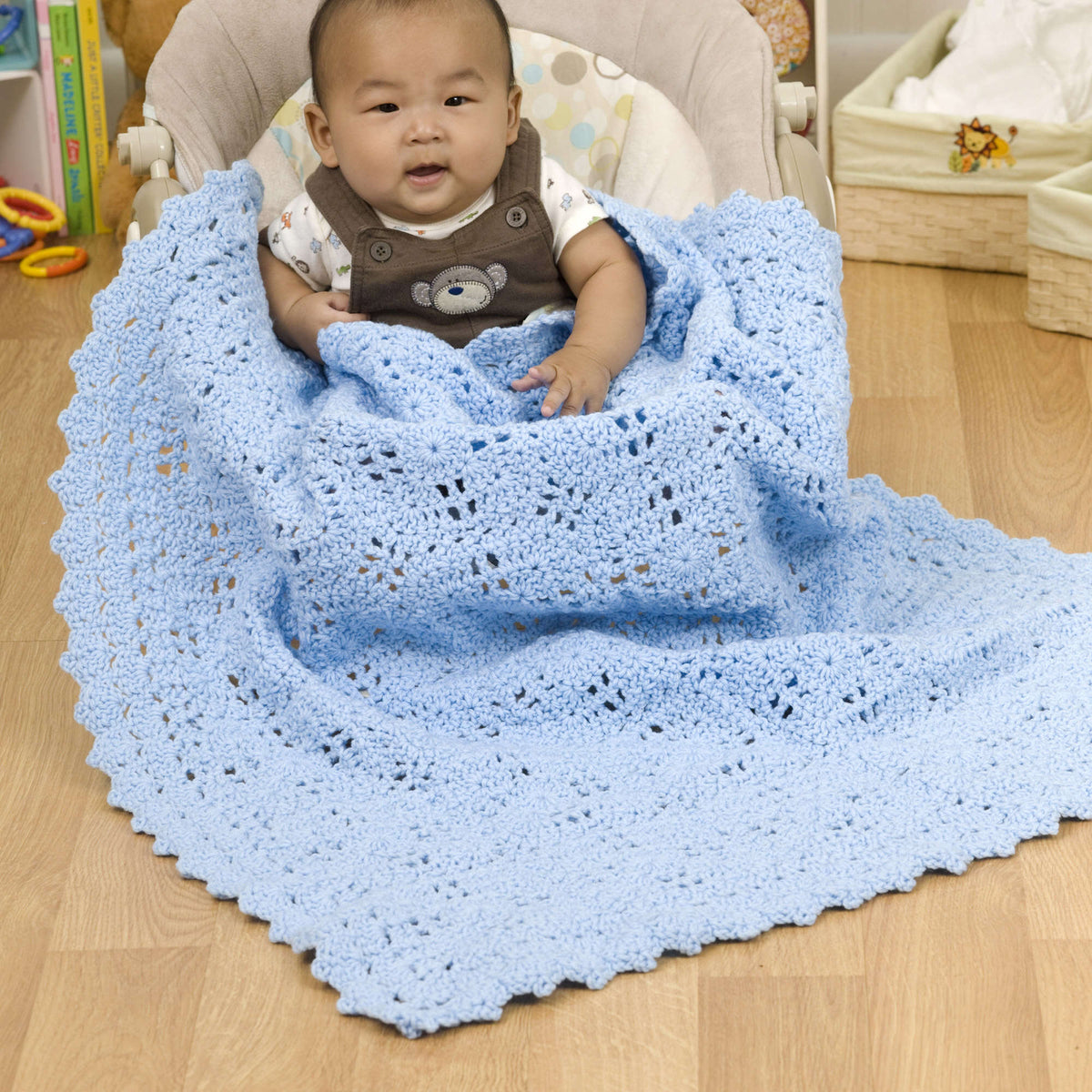 Crochet Blanket made in Red Heart Super Saver Jumbo Yarn