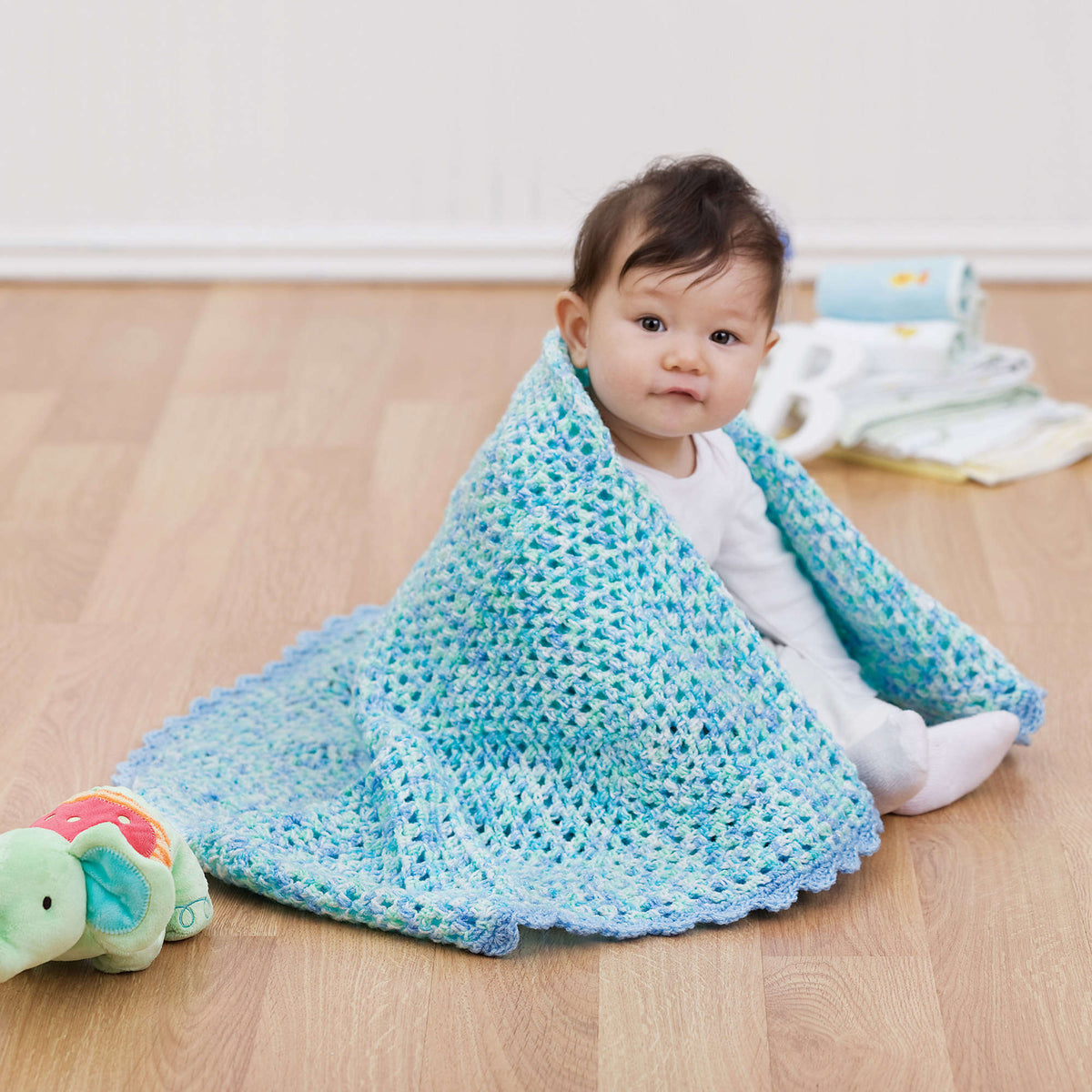 Crochet Afghan made in Red Heart Baby Econo Yarn