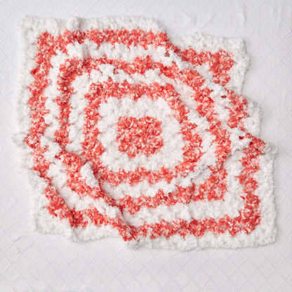 Red Heart Sweet Granny Square Crochet Baby Blanket Crochet Blanket made in Red Heart Bear Hugs Yarn