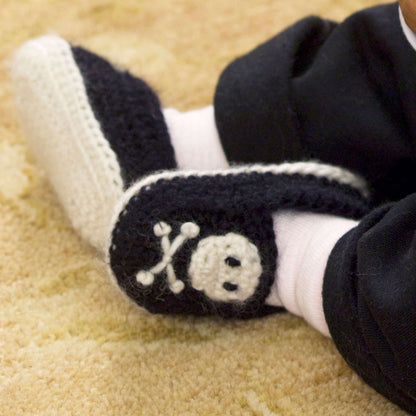 Red Heart Crochet Pirate Feet Crochet Toy made in Red Heart Full O' Sheep Yarn