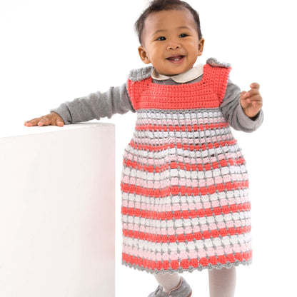 Red Heart Crochet Artisan Baby Jumper Crochet Jumper made in Red Heart Baby Hugs Light Yarn