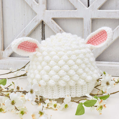 Red Heart Sweet Lamb Crochet Hat Crochet Hat made in Red Heart Soft Essentials Yarn