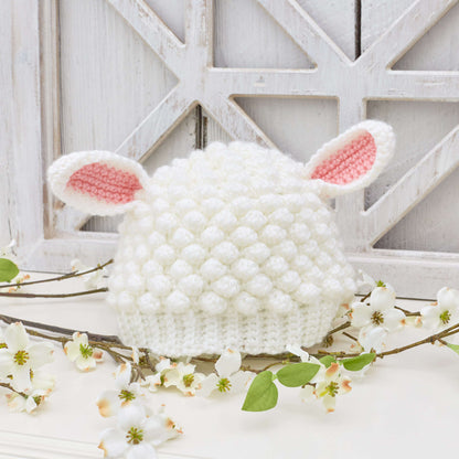 Red Heart Sweet Lamb Crochet Hat Crochet Hat made in Red Heart Soft Essentials Yarn
