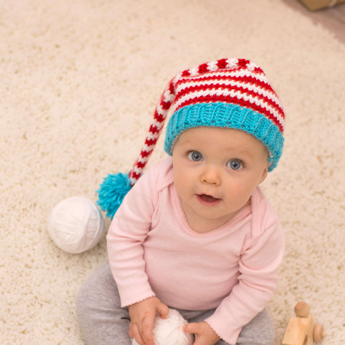 Crochet Hat made in Red Heart Soft Yarn