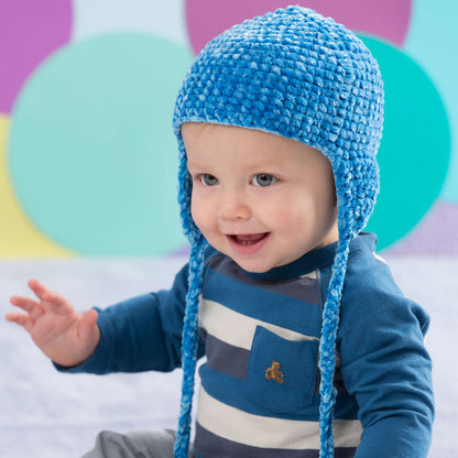 Red Heart Crochet Soft Comfort Baby Hat Crochet Hat made in Red Heart Velvety Yarn