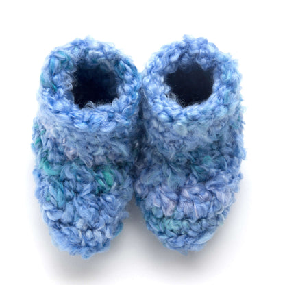 Red Heart Crochet Cozy Socks Crochet Socks made in Red Heart Baby Clouds Yarn
