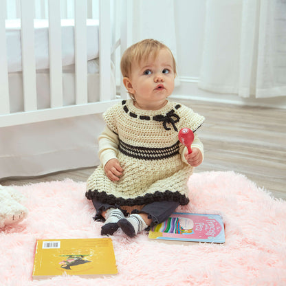Red Heart Crochet Baby's Special Tunic Crochet Tunic made in Red Heart Baby Hugs Light Yarn