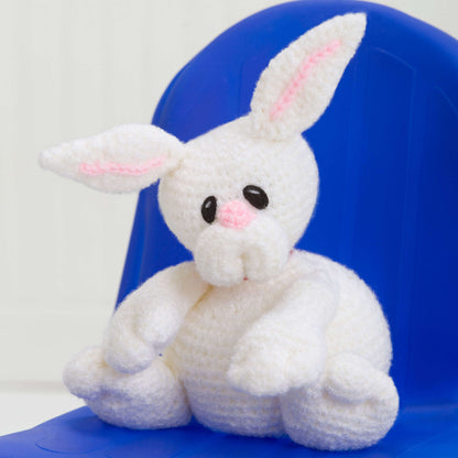 Red Heart Crochet Flopsy Bunny Toy Crochet Toy made in Red Heart Yarn
