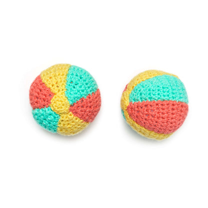 Red Heart Baby's First Beach Ball Crochet Toy made in Red Heart Yarn