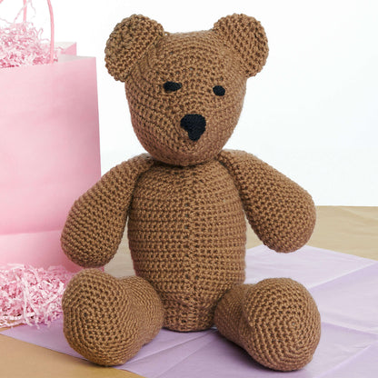 Red Heart Crochet Huggable Bear Single Size