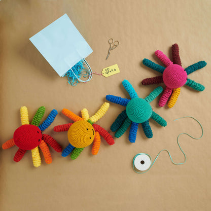 Red Heart Preemie O'Go Crochet Octopus Version 2