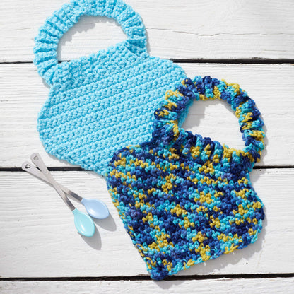 Red Heart Crochet Baby Bibs Crochet Bib made in Red Heart Baby Hugs Medium Yarn