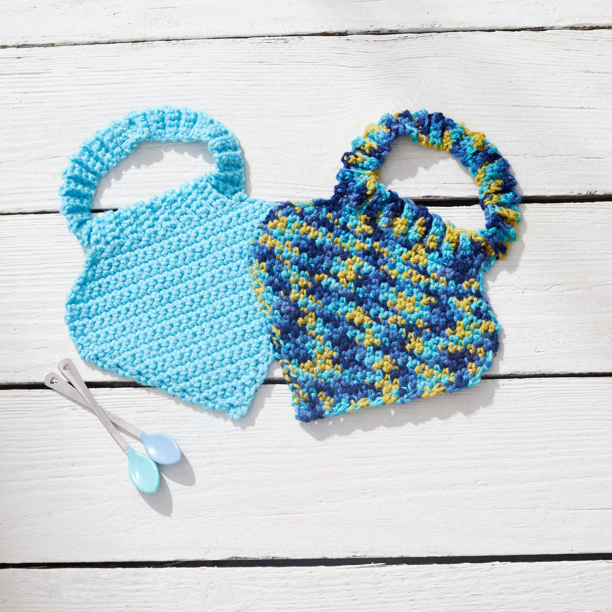 Crochet Bib made in Red Heart Baby Hugs Medium Yarn
