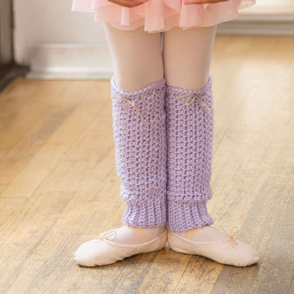 Red Heart Crochet Joy of Dance Leg Warmers Crochet Warmers made in Red Heart Soft Baby Steps Yarn